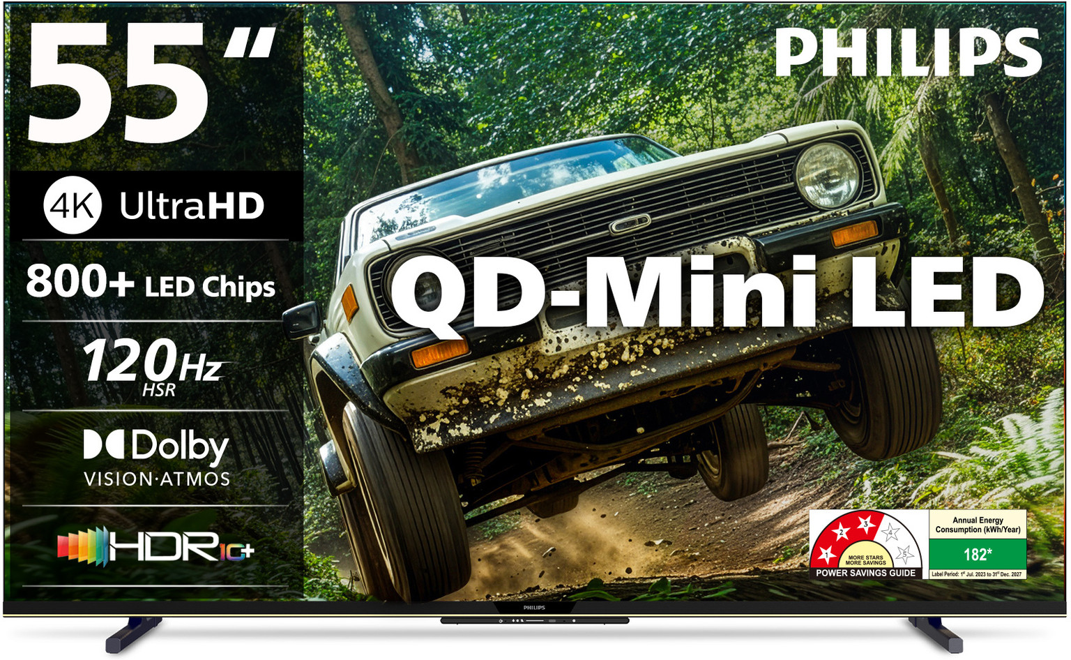 PHILIPS 138 cm (55 inch) Ultra HD (4K) Mini LED Sm
