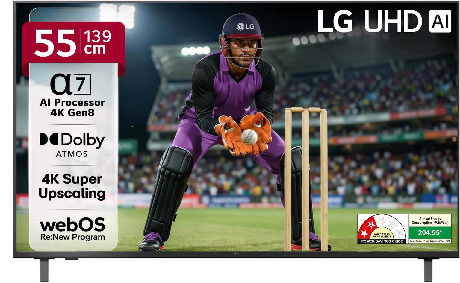 LG AI TV UA8200 139 cm (55 inch) Ultra HD (4K) LED